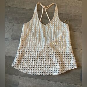 100% Silk hand beaded top